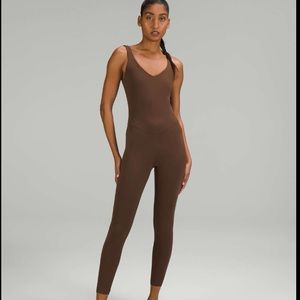 Lululemon Align Bodysuit 25” Java Sz 6